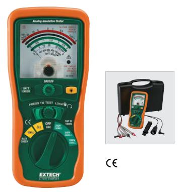 Máy đo điện áp cao tương tự 380320 Megohmmeter