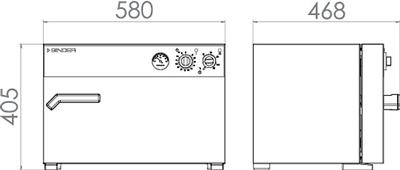 Tủ ấm 28L loại B28 Binder
