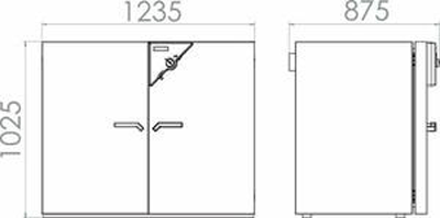 Tủ ấm đối lưu tự nhiên 400L loại BD400 Binder