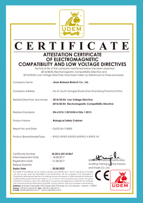 Tủ an toàn sinh học cấp I, model: BYKG-I Biobase