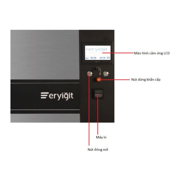 Tủ hấp tiệt trùng loại công nghiệp Eryigit GB 2000