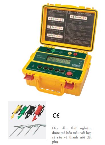 Máy đo điện trở nối đất 4 dây GRT300