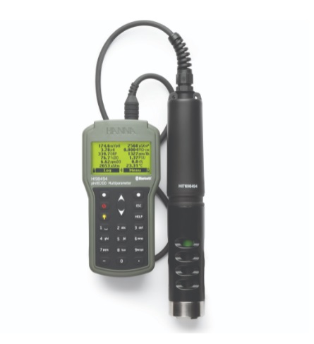 Máy Đo pH/ORP/Độ Dẫn/TDS/Độ Mặn/DO/Áp Suất/Nhiệt Độ Với Bluetooth HI98494