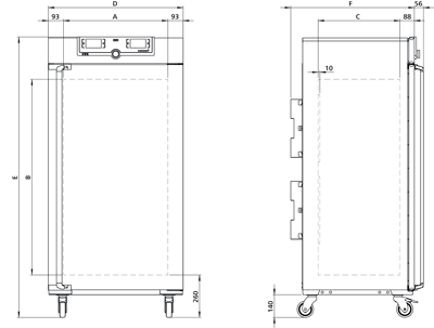 Tủ ấm lạnh dùng công nghệ Peltier 384L loại IPP410plus Memmert
