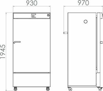 Tủ ấm lạnh 400L loại KB400 Binder