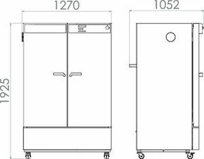 Tủ ấm lạnh 698L loại KB720 Binder