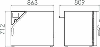 Tủ ấm lạnh 102L loại KT115 Binder