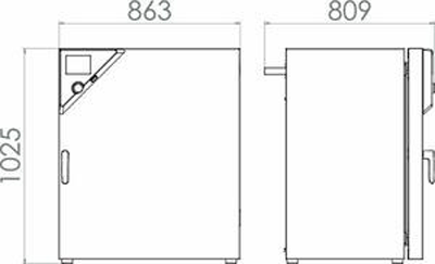 Tủ ấm lạnh 163L loại KT170 Binder