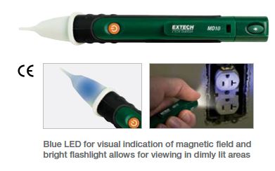 MD10 Máy dò nam châm không tiếp xúc + Đèn pin