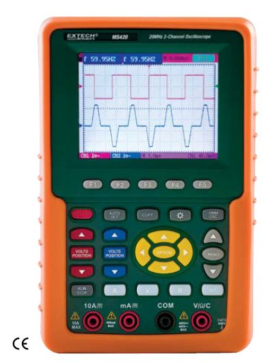 Máy hiện sóng cầm tay kỹ thuật số 2 kênh 20 MHz MS420