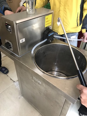 Máy khuấy trộn tích hợp chiết rót 50L, Model: NH-GZ50SG Taisite