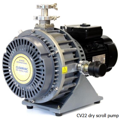 Bơm chân không không dầu, Model: CV22, Hãng: Across International/Mỹ