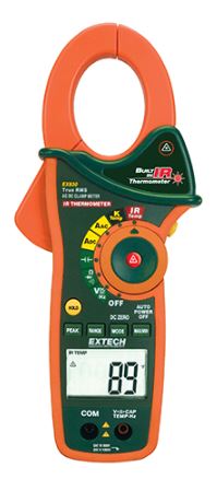 EX840 CAT IV 1000 A  Kẹp AC / DC RMS Đồng hồ đo + IR