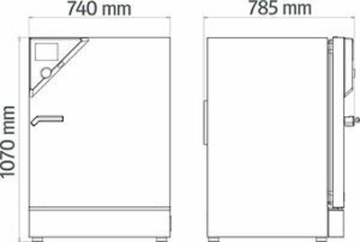 Tủ ấm CO2 220L loại CB220 Binder