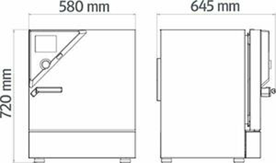 Tủ ấm CO2 60L loại CB60 Binder