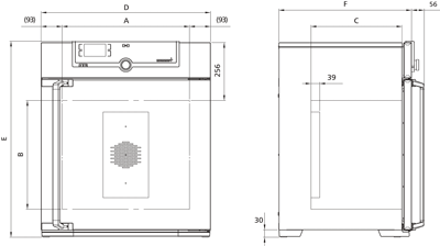Tủ làm ấm chăn y tế 256L loại IF260bw Memmert