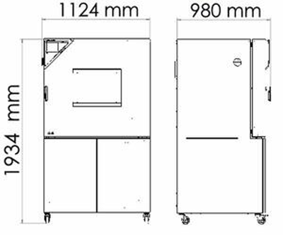 Tủ sốc nhiệt, tủ lão hóa 228L loại MKT240 Binder