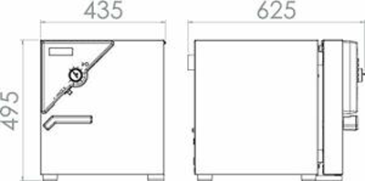 Tủ sấy đối lưu tự nhiên 20L loại ED23 Binder