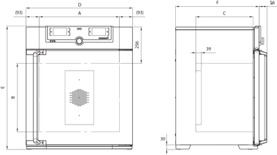 Tủ sấy Paraffin 108L loại UN110pa Memmert