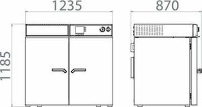 Tủ sấy đối lưu cưỡng bức M400 Binder