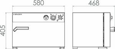 Tủ sấy 28L loại E28 Binder