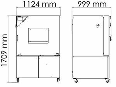 Tủ sốc nhiệt, tủ lão hóa 228L loại MKF240 Binder