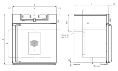 Tủ sấy tiệt trùng 108L loại SF110plus Memmert